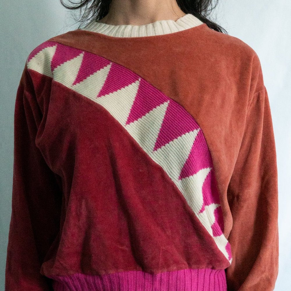 One-of-a-kind Patchwork Sweater